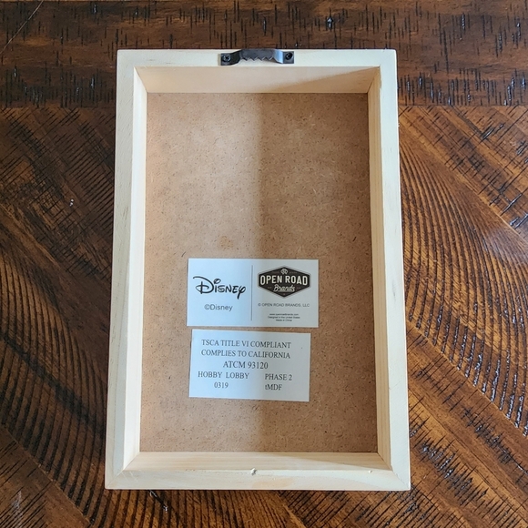 Disney Mickey & Minnie LOVE Wall Art Hobby Lobby 6"x9" Black White - Picture 2 of 5